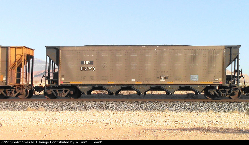 WB Loaded Coal Hooper Frt at Erie NV W-Pshr -85